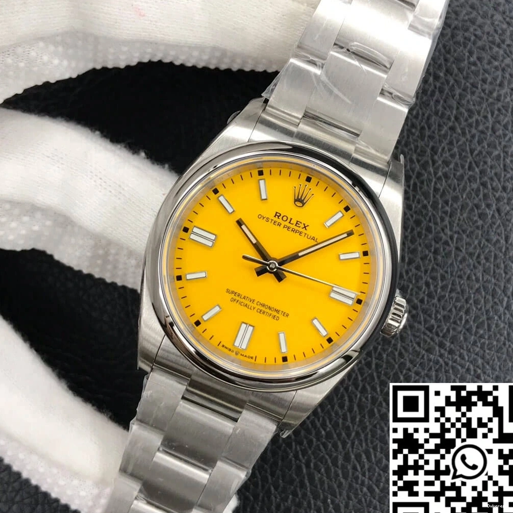 Rolex Oyster Factory Dial Yellow 36MM Perpetual M126000-0004 EW 0218